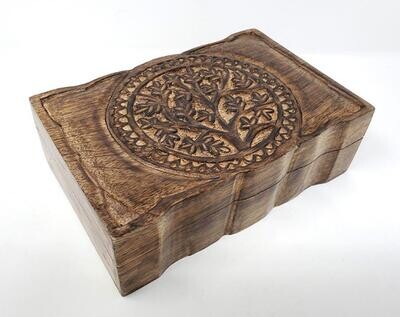 9&quot; Tree of Life Wood Box