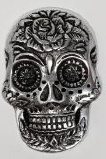 Skull Metal Incense Burner 4&quot;