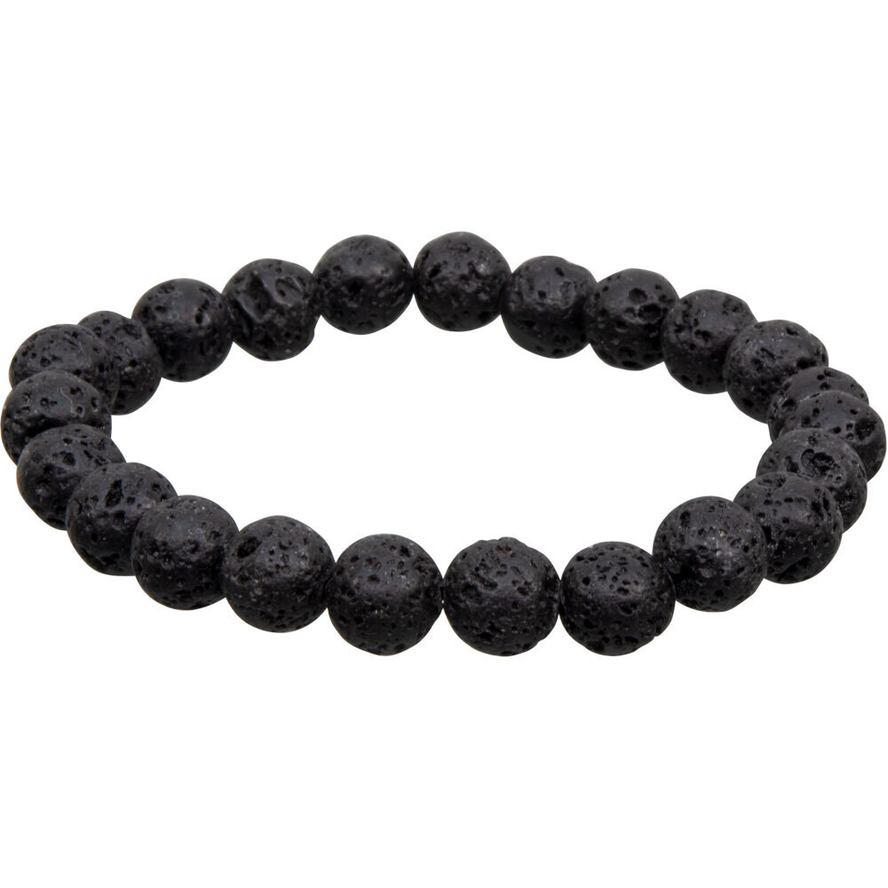 Elastic Lava Bead Bracelet