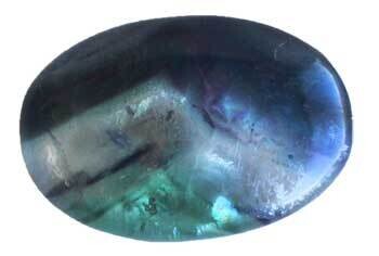 1.5&quot; Fluorite Palm Stone