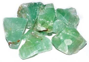 Raw Green Calcite