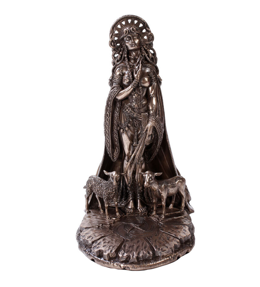 Celtic Goddess Brigid Bronze