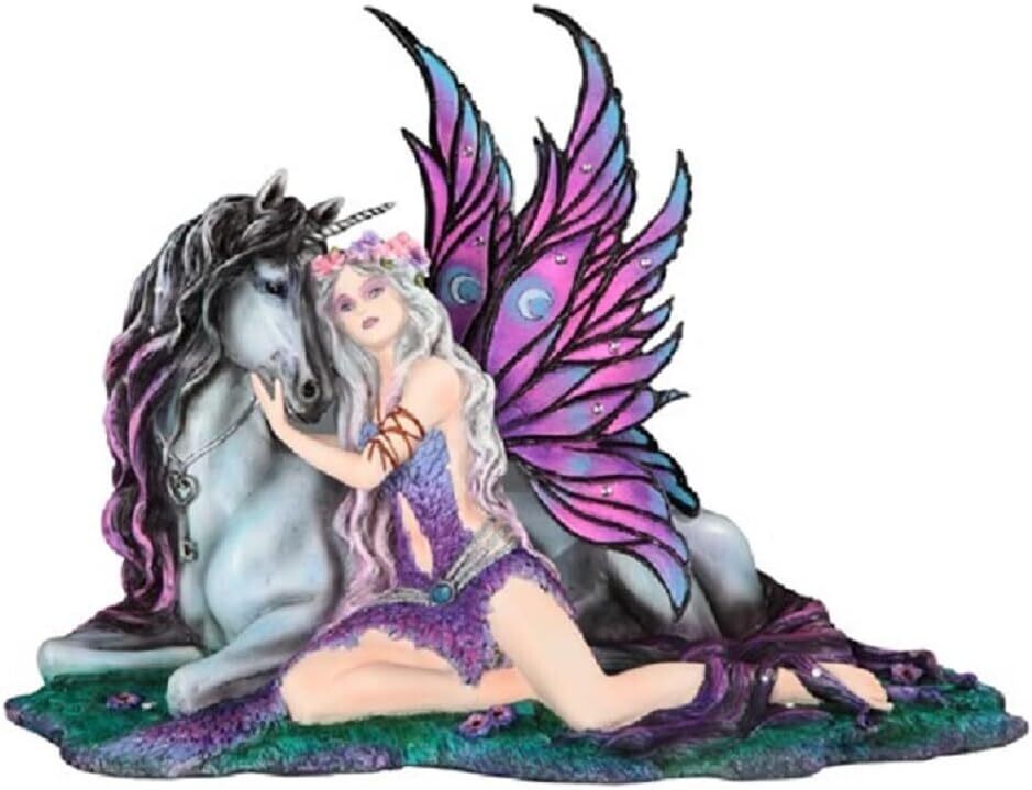 14.5&quot; Fairy With Unicorn