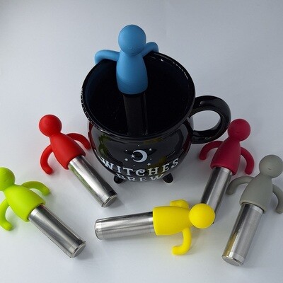 4.5&quot; Silicone &quot;Man&quot; Tea Strainer