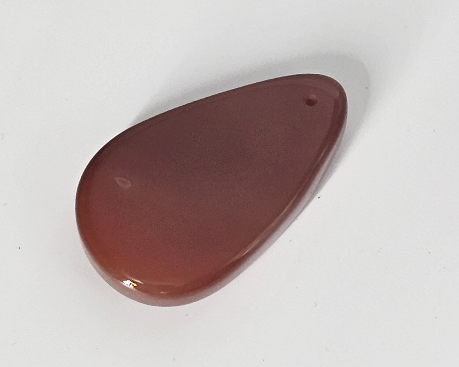 1.4&quot; Carnelian Tear Drop Pendant