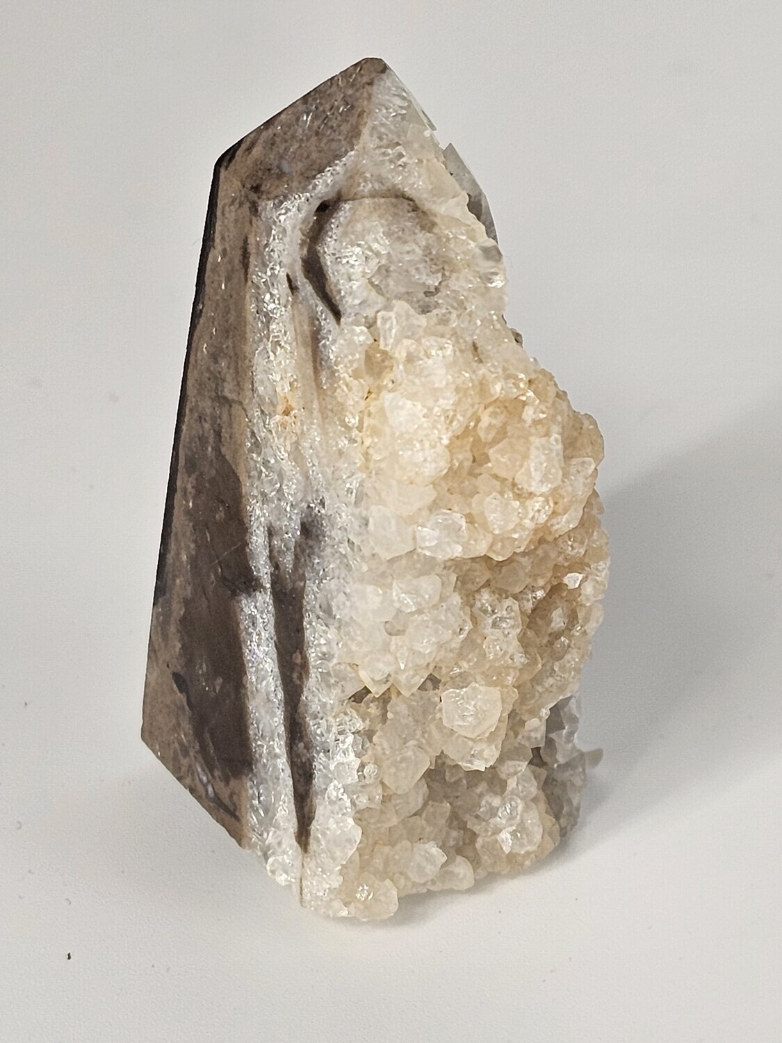 2&quot; Chocolate Agate w/ Druzy Tower