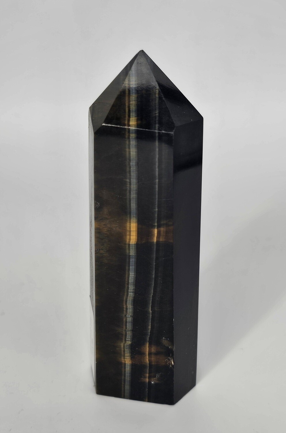 4.5&quot; Blue Tiger Eye Tower, Variant: 9.3oz