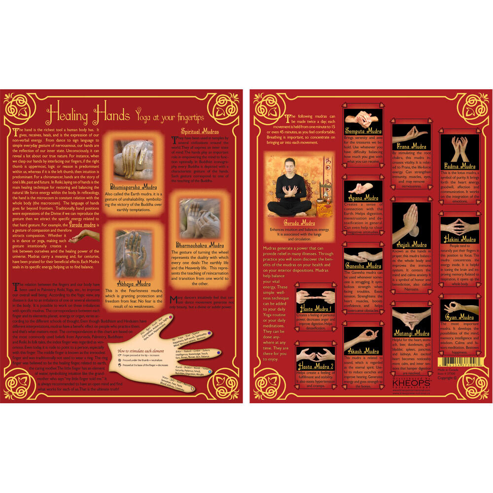 Mudra Information Chart
