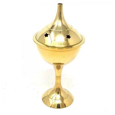 Brass Censer Burner 5.5&quot;H