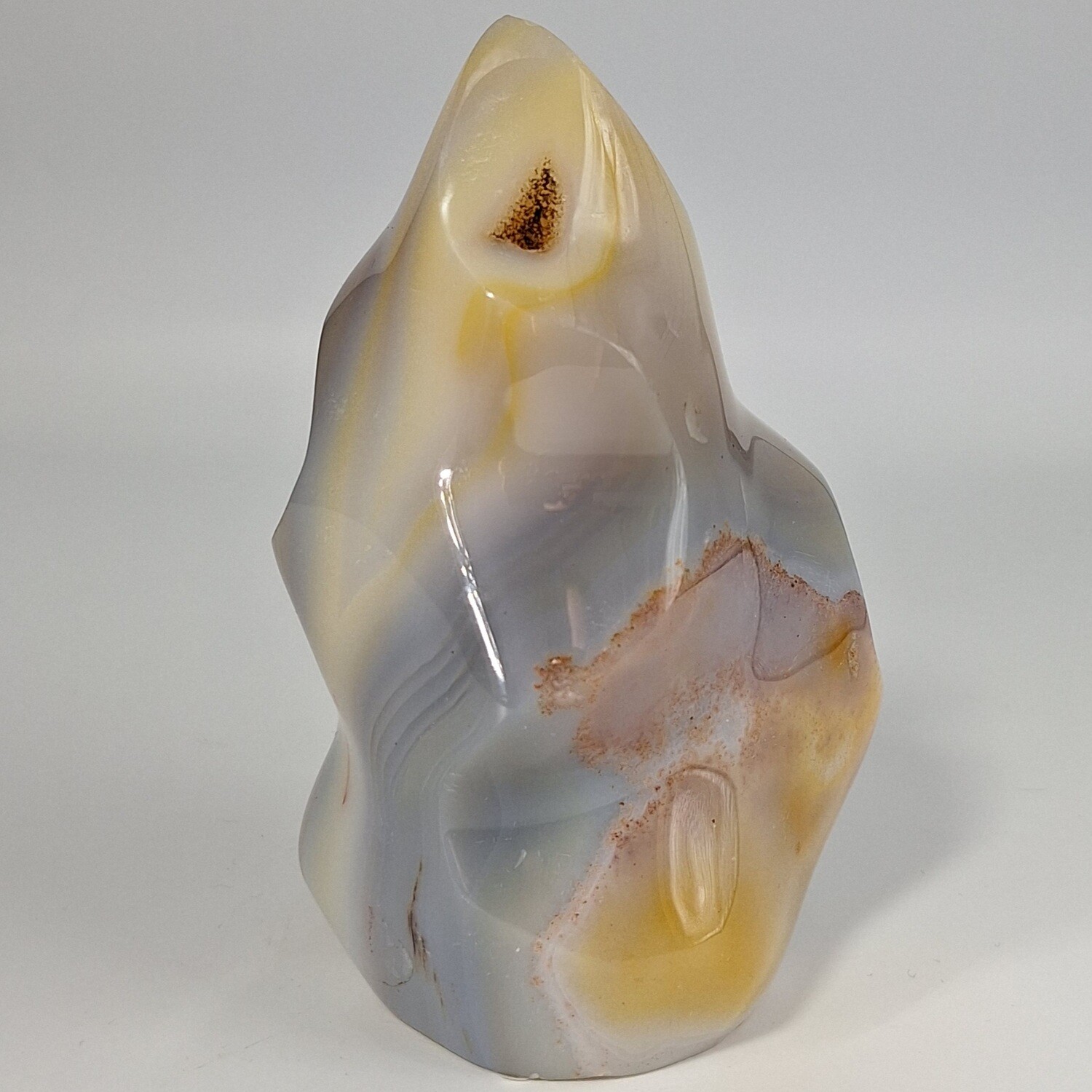 Banded Agate Flame 5&quot;