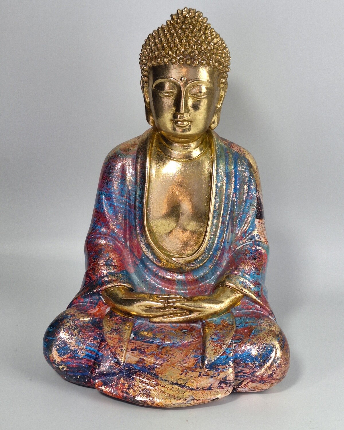 9.5&quot; Colorful Meditating Buddha