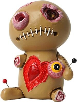 3.3&quot; Voodoo Doll w/ Eye Incense Cone Burner
