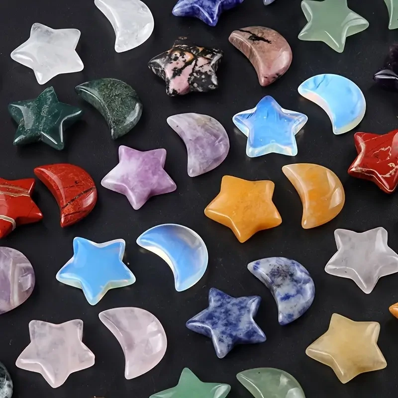 0.7&quot; Mini Moon &amp; Star