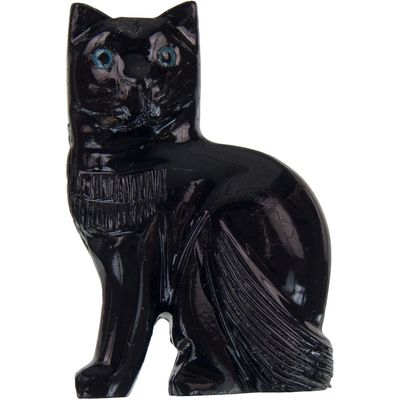 1.5&quot; Black Onyx Cat
