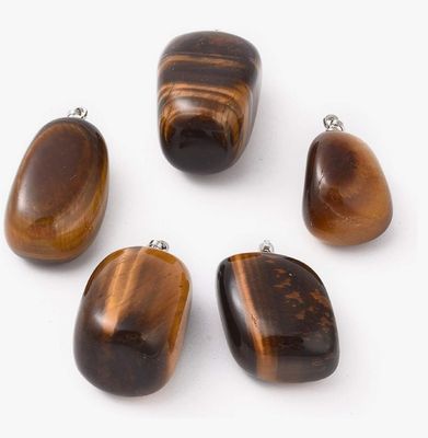 Tiger Eye Tumble Pendant