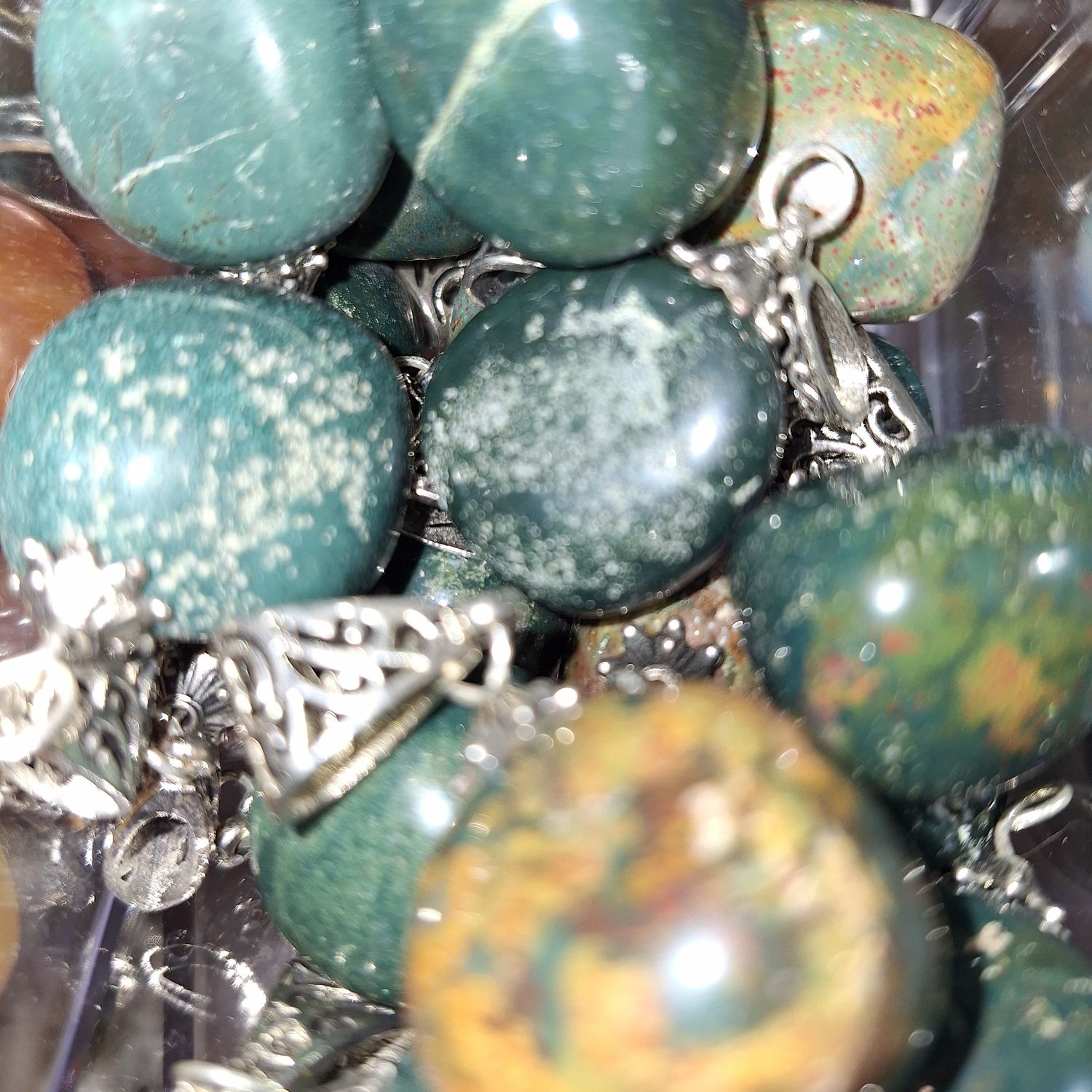 Fancy Jasper Tumble Pendant