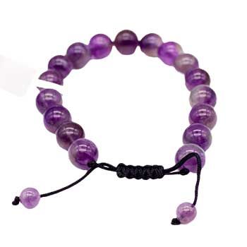 10mm Amethyst Slide Bracelet