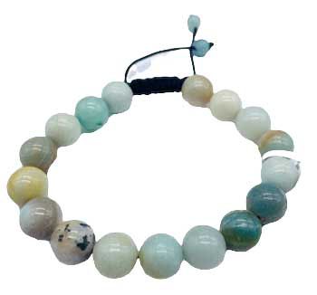 10mm Amazonite Slide Bracelet