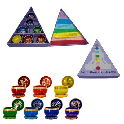 Chakra 3&quot; Mini Singing Bowl Set