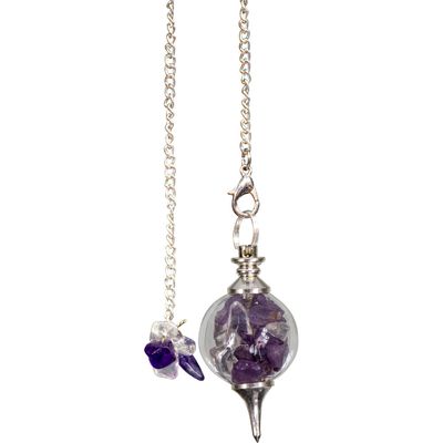 Glass Sephoroton Amethyst &amp; Crystal Chips - Healing