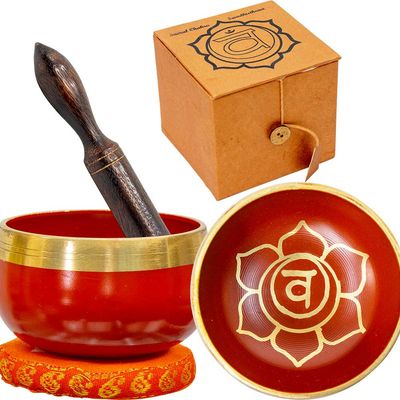 Mini Chakra Singing Bowl Orange - Sacral