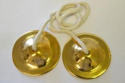 Plain Brass Cymbals 2.75&quot;