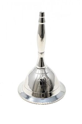Goddess of Earth Silver Plated Altar Bell - 3&quot;H