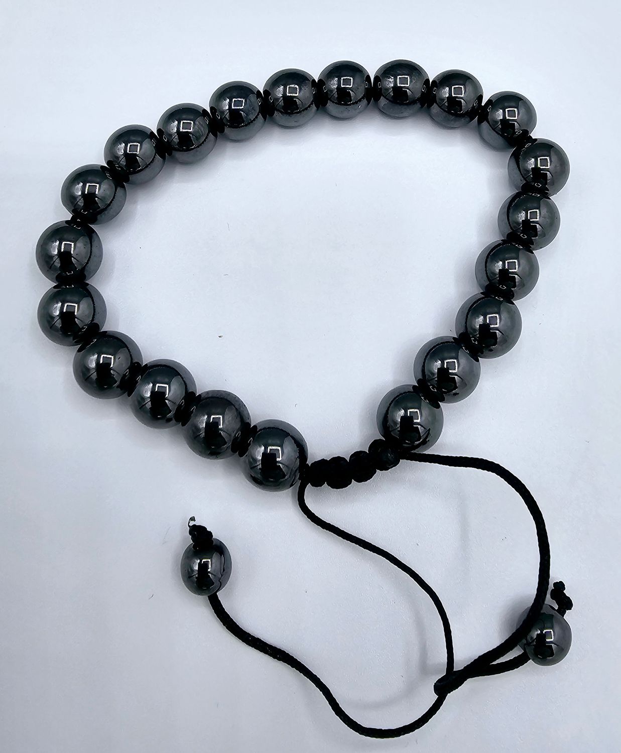 8 mm Hematite Slide Bracelet