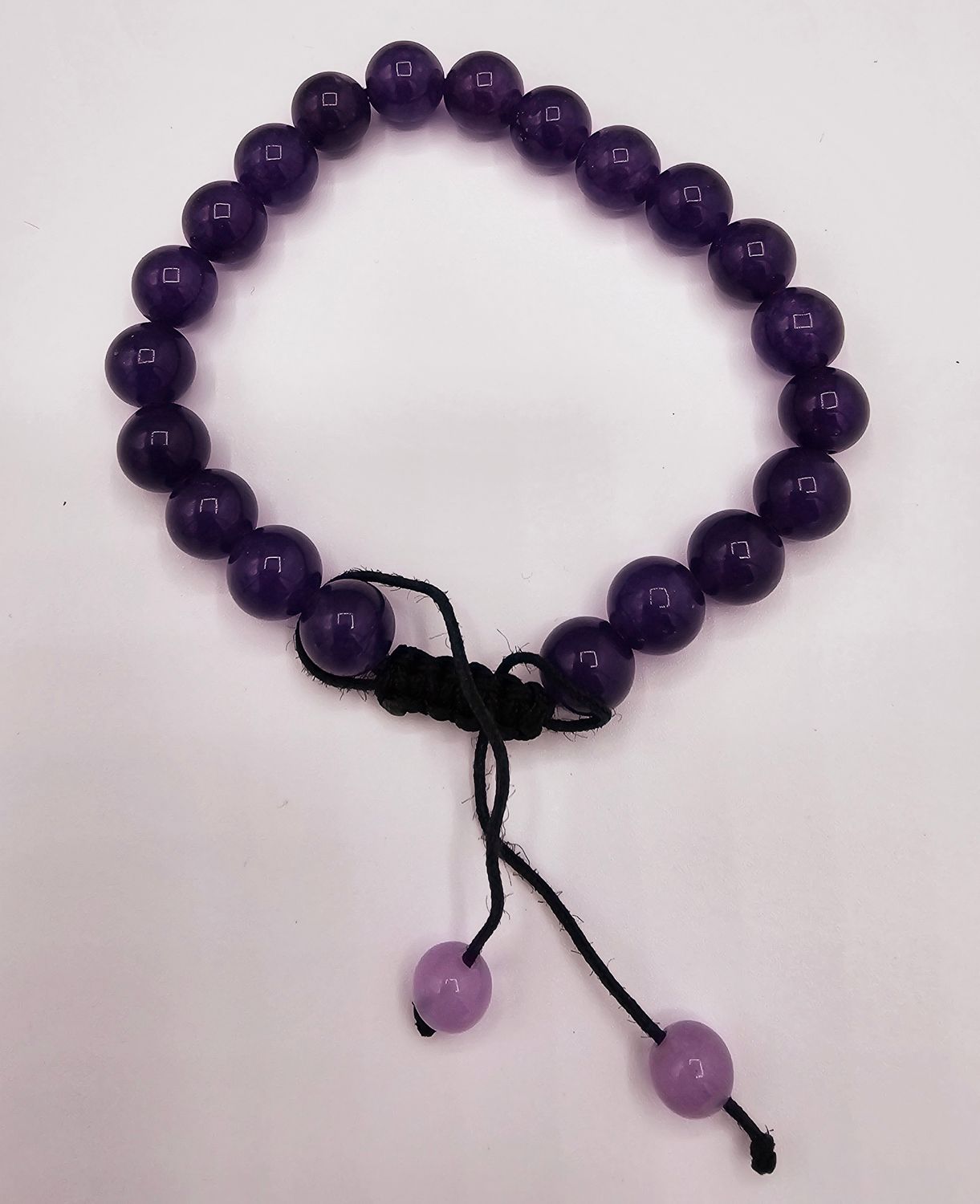 8 mm Amethyst Slide Bracelet