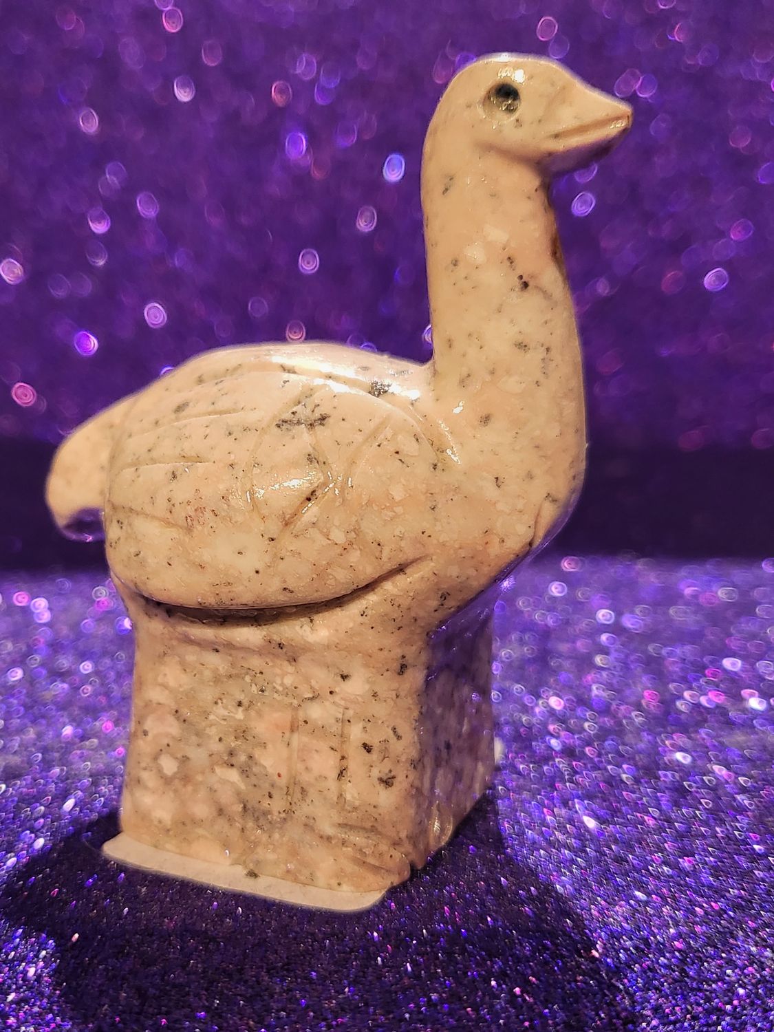 2.5&quot; Ostrich Soapstone Animal