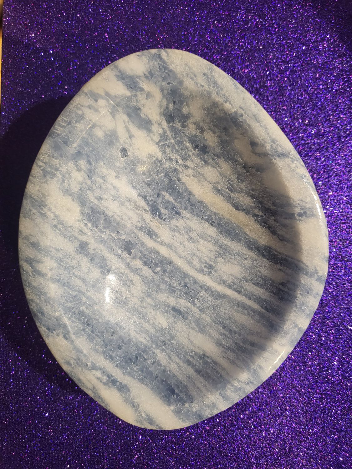 Blue Calcite Bowl