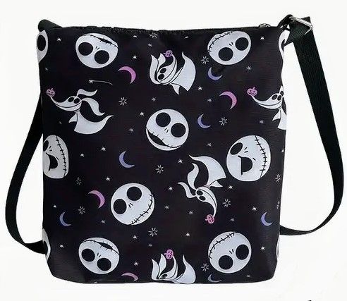 9&quot; N.B.C. Jack &amp; Zero Lined Canvas Shoulder Bag