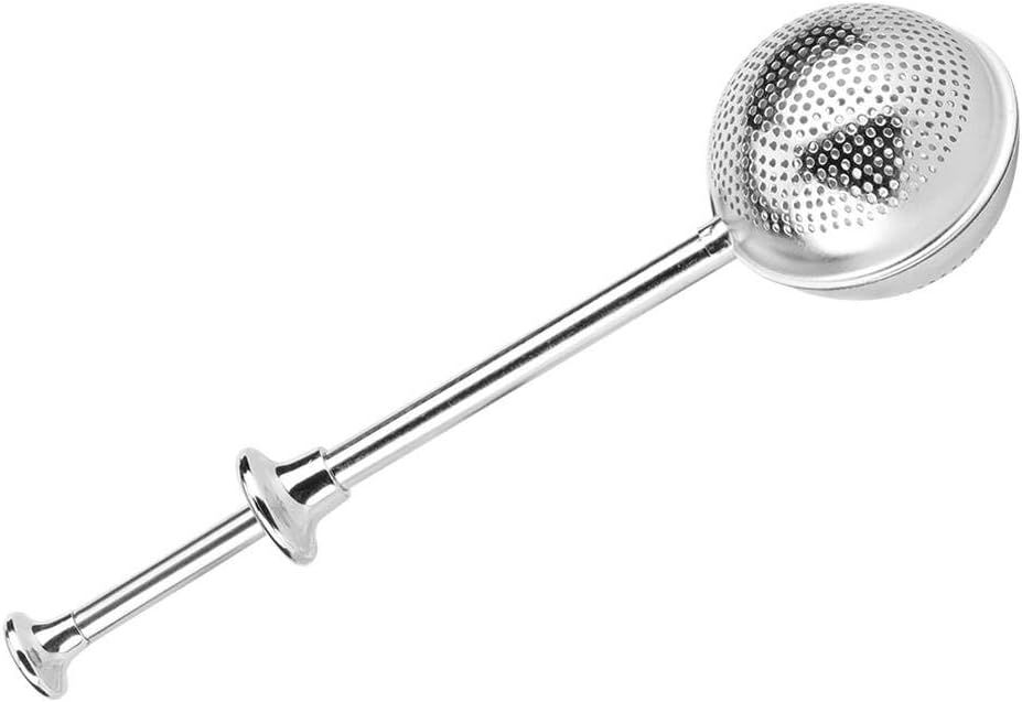 7" Round Retractable Tea Infuser Spoon
