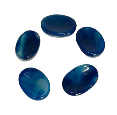 Blue Onyx Worry Stone