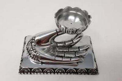 Hand of Compassion Metal Burner