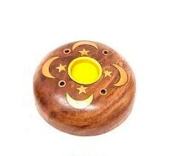 Celestial Wood Stick/Cone Burner 2.5"D