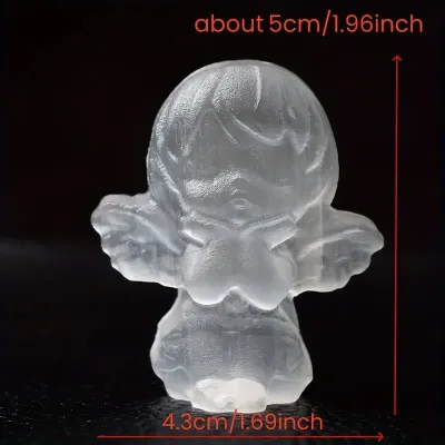 Carved Selenite Angel