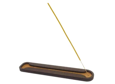 10" Plain Wood Incense Burner