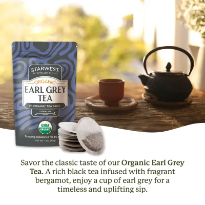 Earl Grey Organic Tea Bags (20ct)