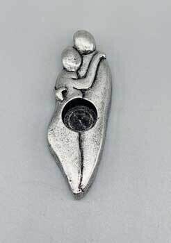 Embracing Couple Mini Chime Candle Holder