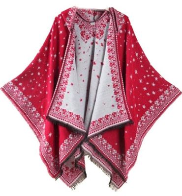 Vintage Star Hooded Wrap