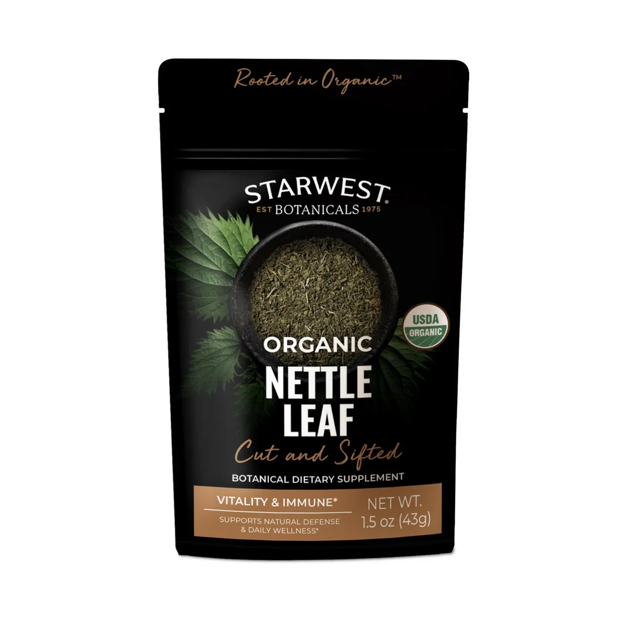 Nettle Leaf, Organic (Vitality & Immune) Nettle Leaf, Organic (Vitality & Immune)