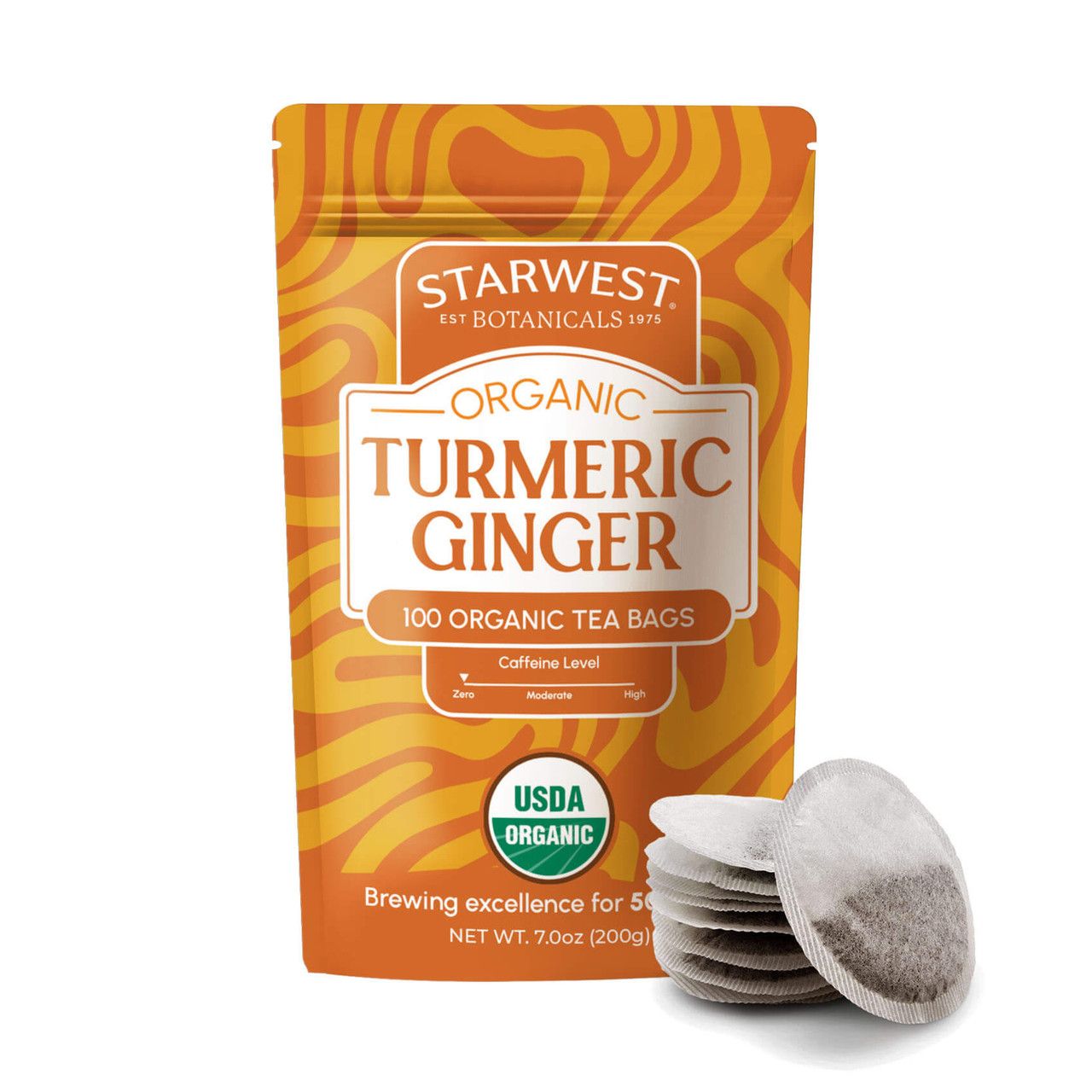 Turmeric Ginger Organic Tea Bags (20pk)