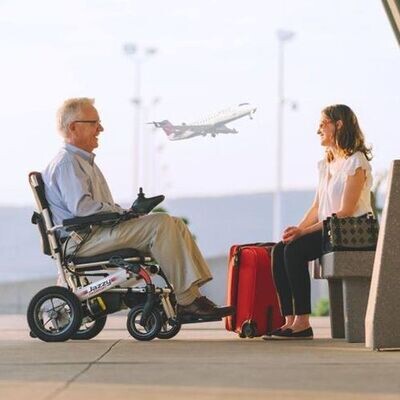 Rental Power Folding Light Weight Wheelchair