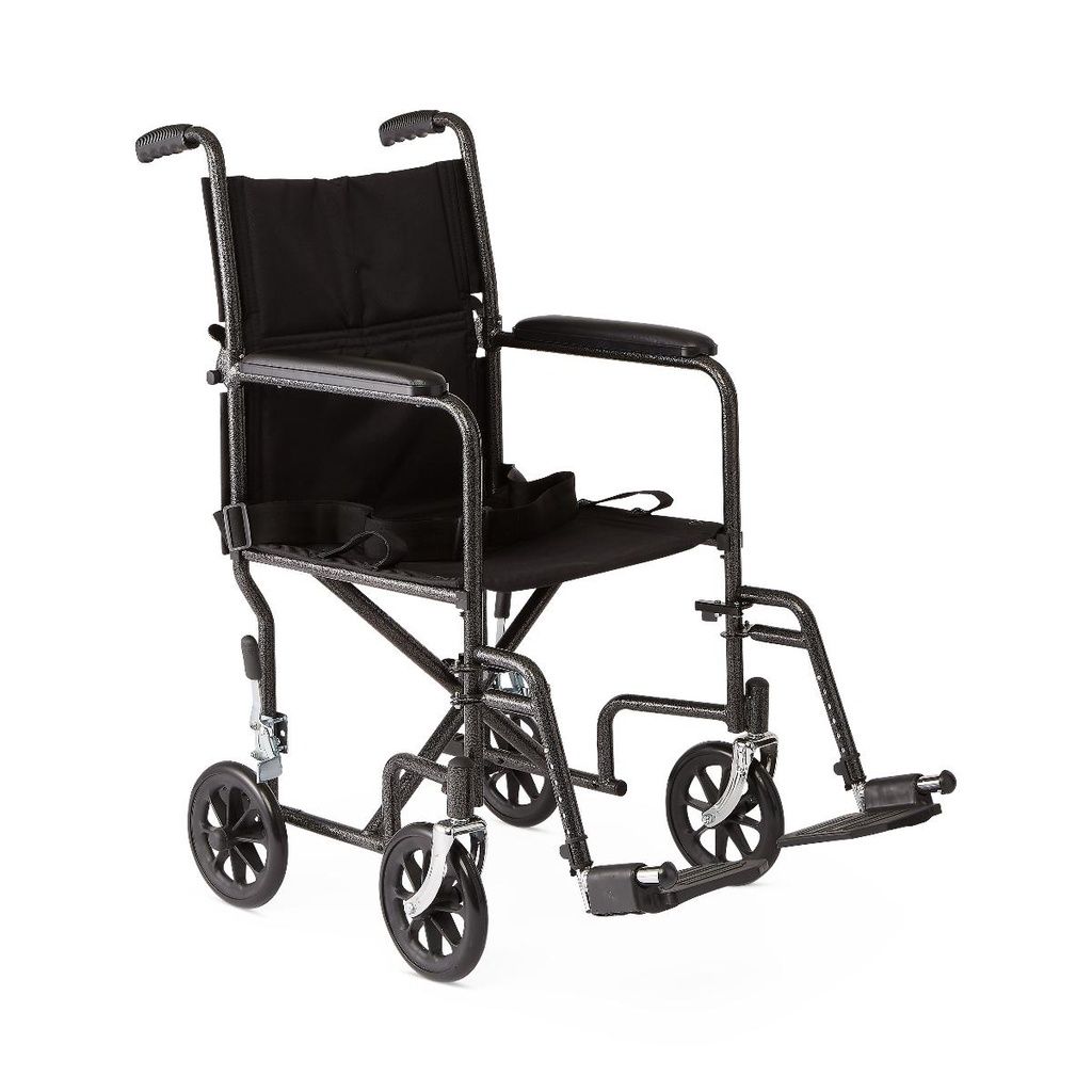 Basic Steel Transport Chairs with 8" Wheels