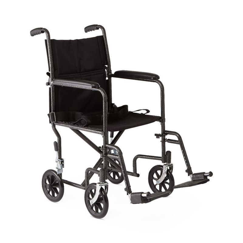Basic Steel Transport Chairs with 8" Wheels