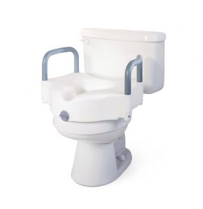 Medline Raised Locking Toilet Seats with Arms