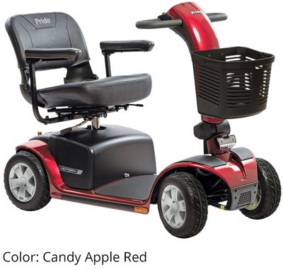 Rental Power Mobility Scooter Large Size 400 Lbs Capacity