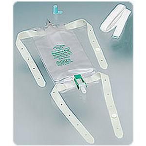 Bard Dispoz-A-Bag® Leg Bag with Flip-Flo™ Valve, Medium, 19 oz