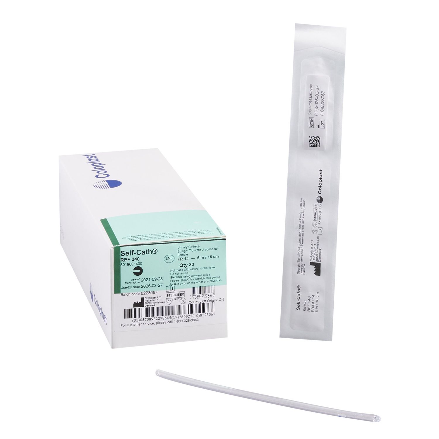 Urethral Catheter Self-Cath® – Straight Tip Female Cath